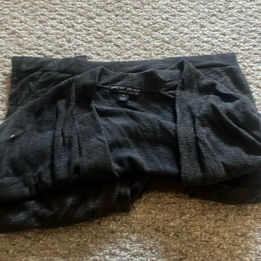 Barefoot dreams carbon front pocket cardigan vest  Size S - like new